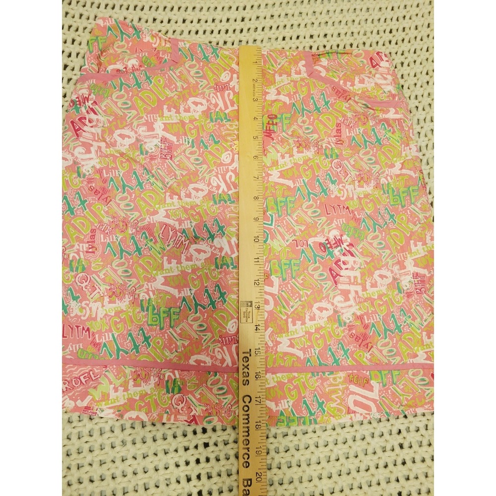 Lilly Pulitzer Originals Roslyn Pink and Green Floral Skirt, Sz. 4 Women's Vaca - Picture 5 of 12